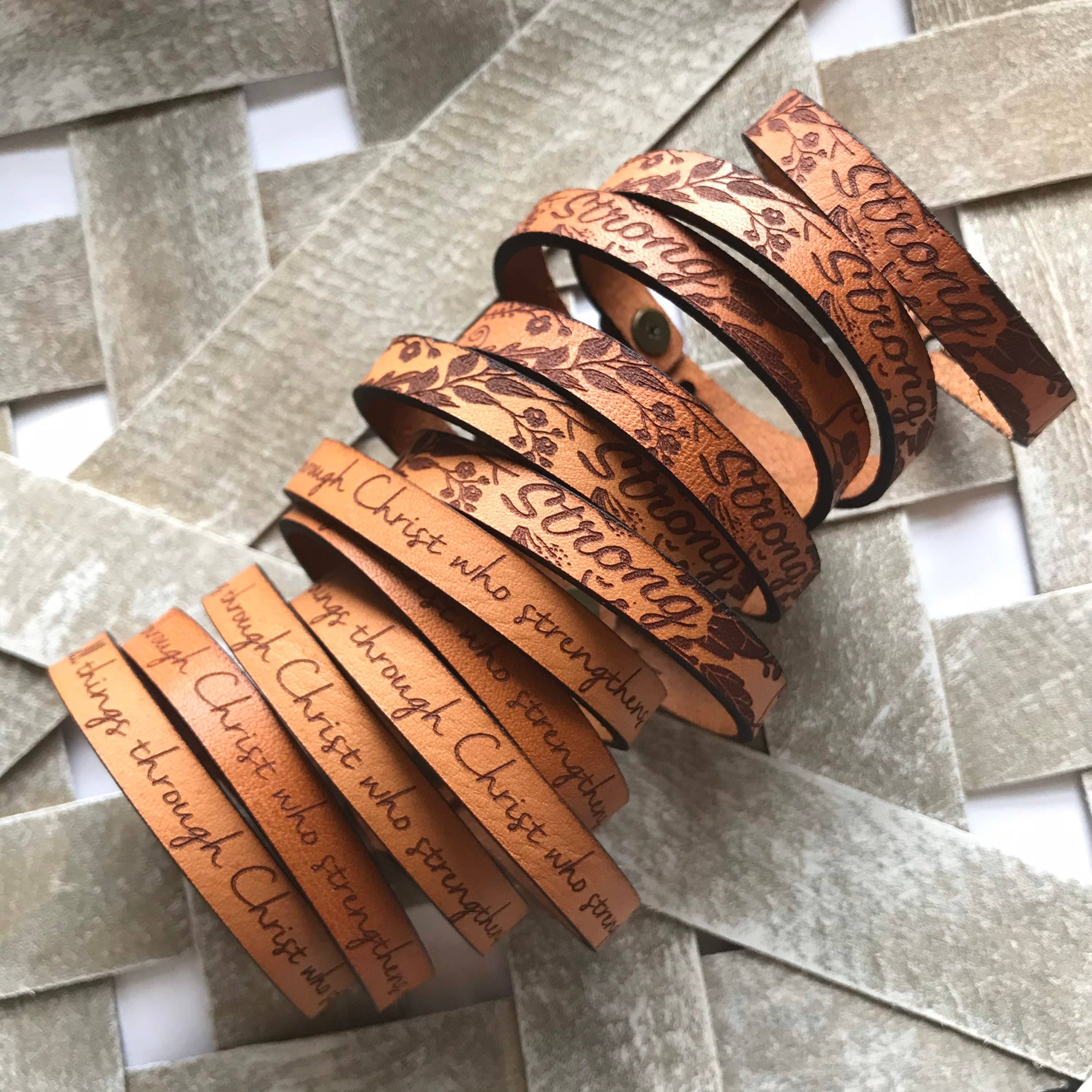 New Market Farmhouse - Wholesale Bangle Bracelet - Philippians 4:13 Bracelet - I Can Do All Things Bracelet8