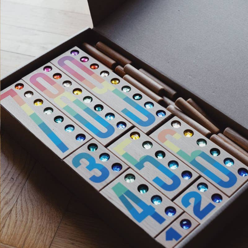 BAJO WOODEN TOYS - Wholesale Wood Toy - Kids - Blocks 1-9 with Diamonds1