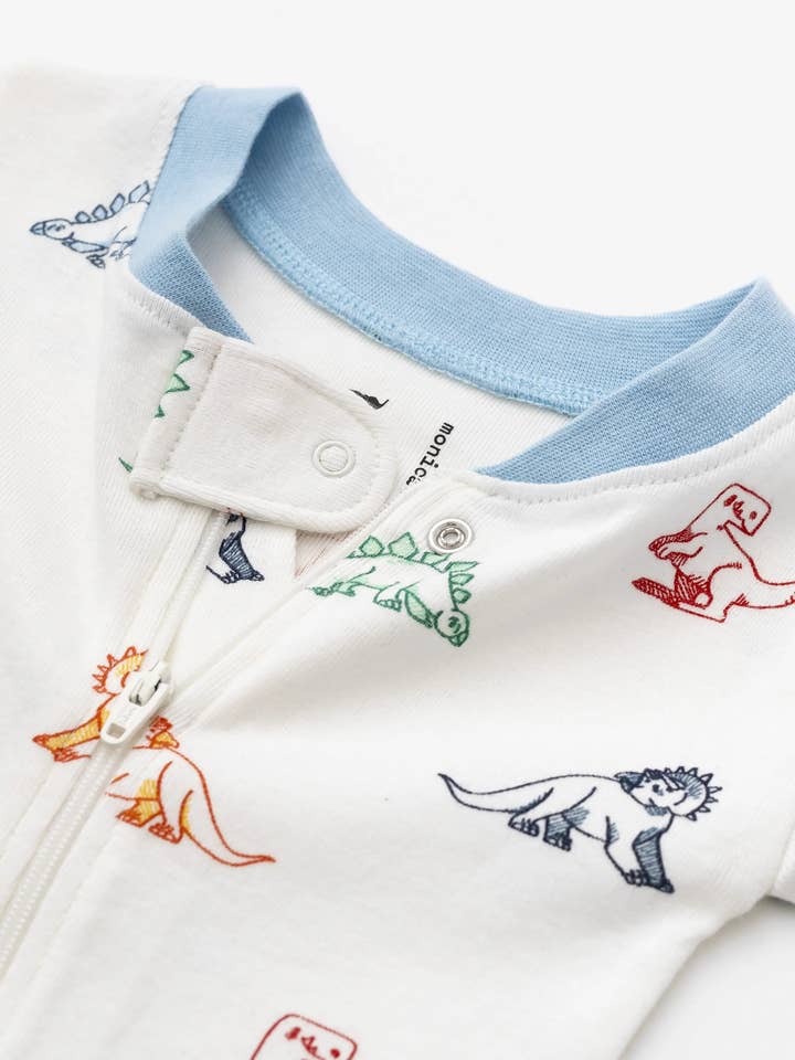 Monica + Andy - Wholesale Sleepsuit - Baby - One-Piece Baby Pajamas_Primary Dinos3