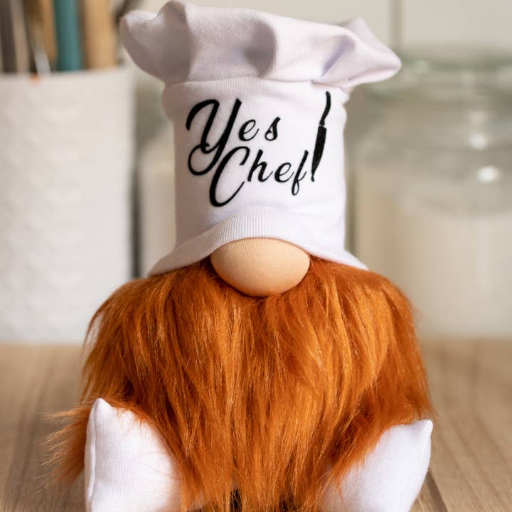 Chef Gnocchi Gnome, Ginger Beard for wholesale by Gnomevillestudios
