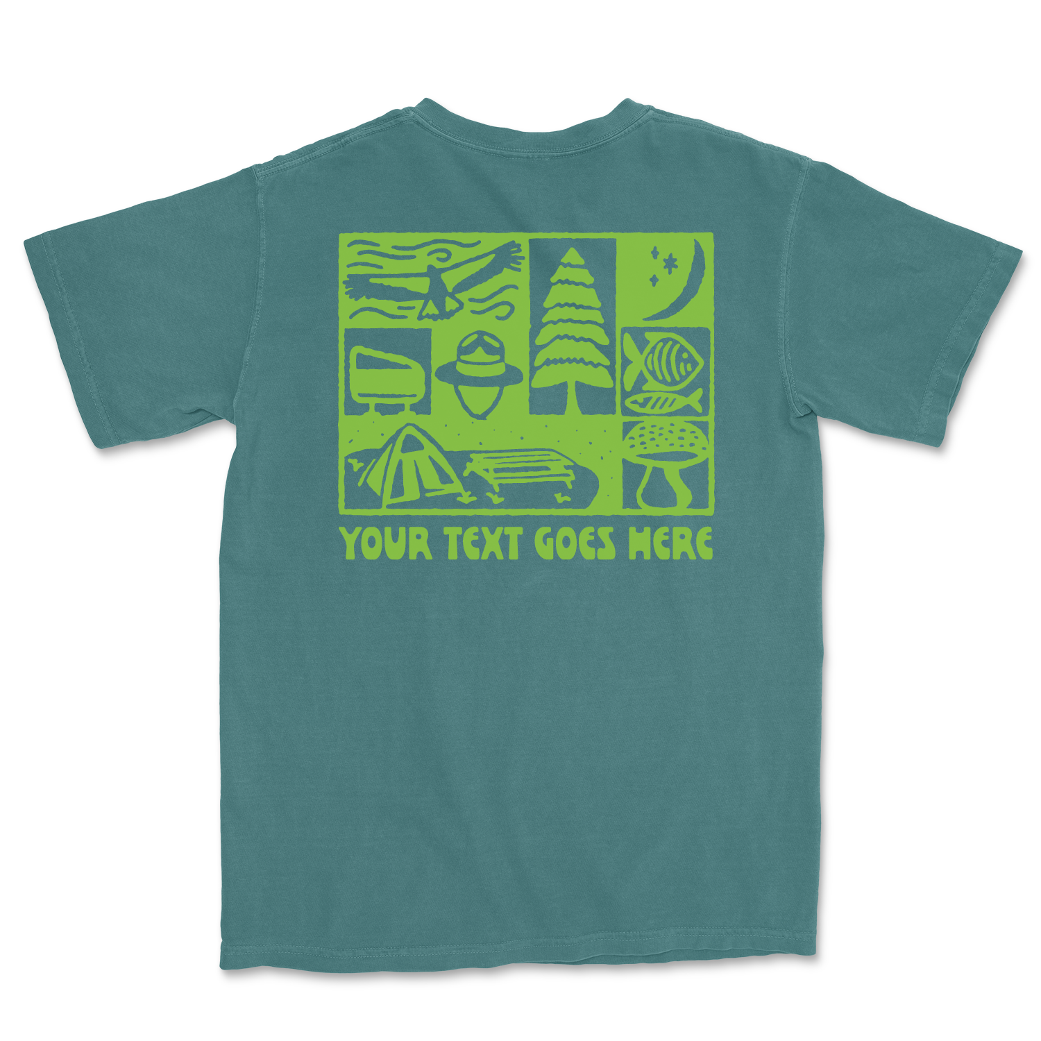 Island View Outfitters - Wholesale Screen Printed T-Shirt - Unisex - *CUSTOM* Backcountry Trip Tee15