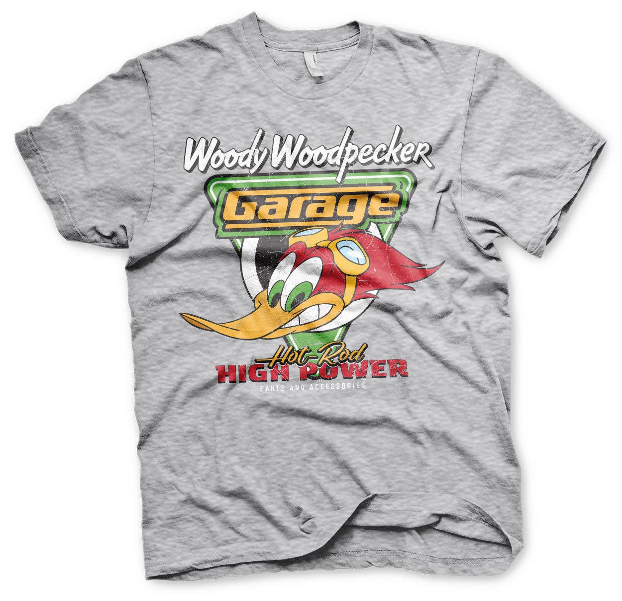 Hybris Production AB - Wholesale Screen Printed T-Shirt - Unisex - Woody Woodpecker Garage T-Shirt3