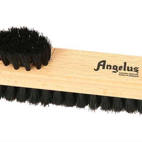 Shoe Shoe Products Australia - Wholesale Shoe horn – Unisex - Angelus Double Sided Shoe Brush with Hog Bristles