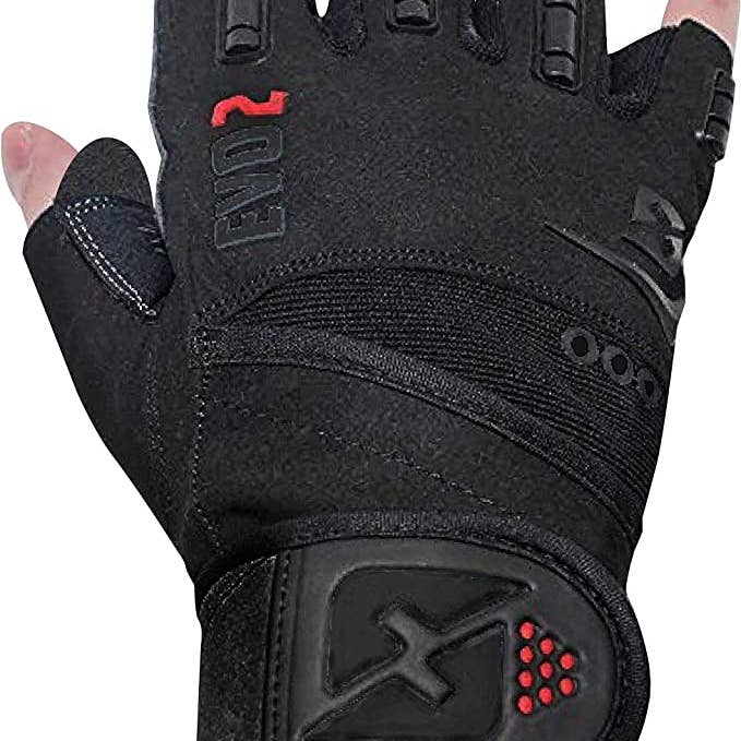 Skott – Großhandel Fitnessgeräte – Skott Evo 2 Stealth Gewichtheber-Handschuhe mit Handgelenksband