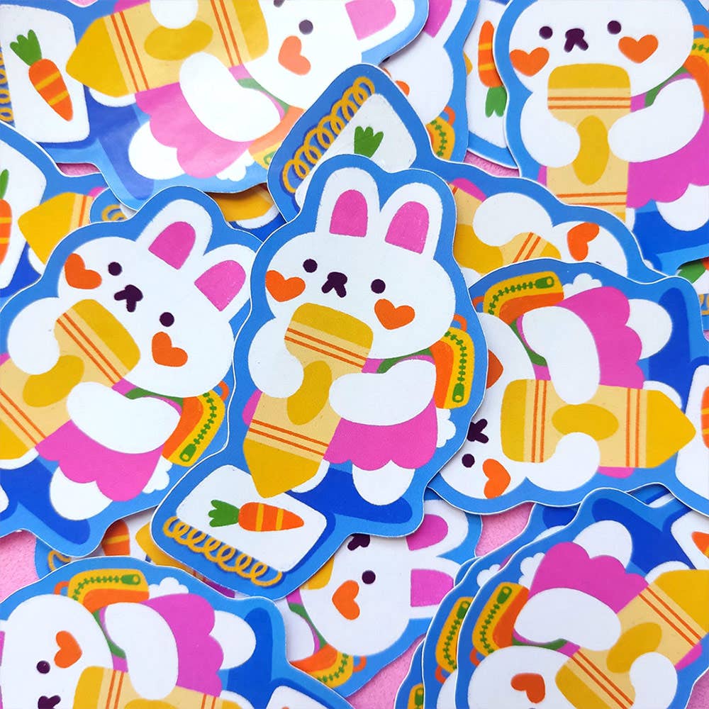 Monisimo - Wholesale Sticker - Bunny Artist Sticker3