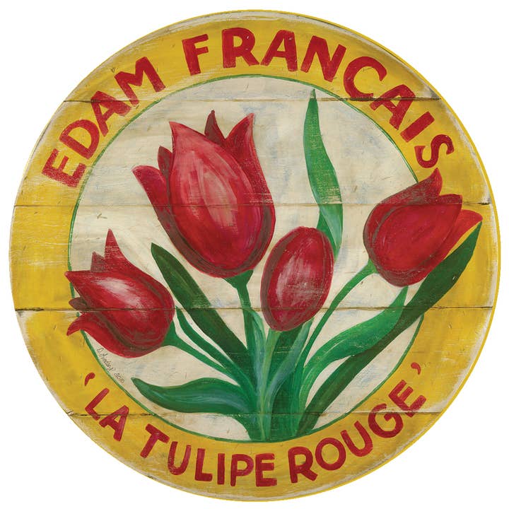 Tulipanes rojos arte de pared para venta al por mayor de Darrellene Designs, LLC