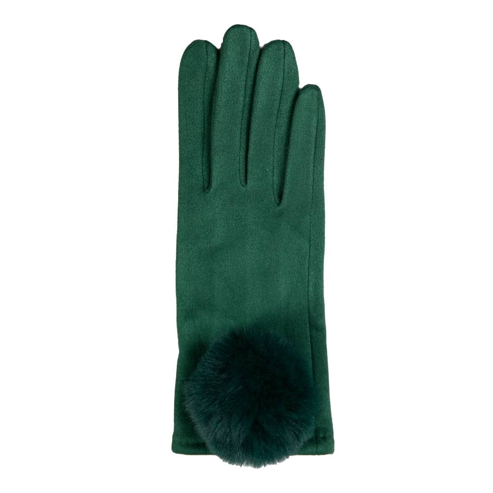 Top It Off - Wholesale Gloves - Women's - Mariah Glove with Oversized Pom Pom -Warm & Chic - Winter 20254