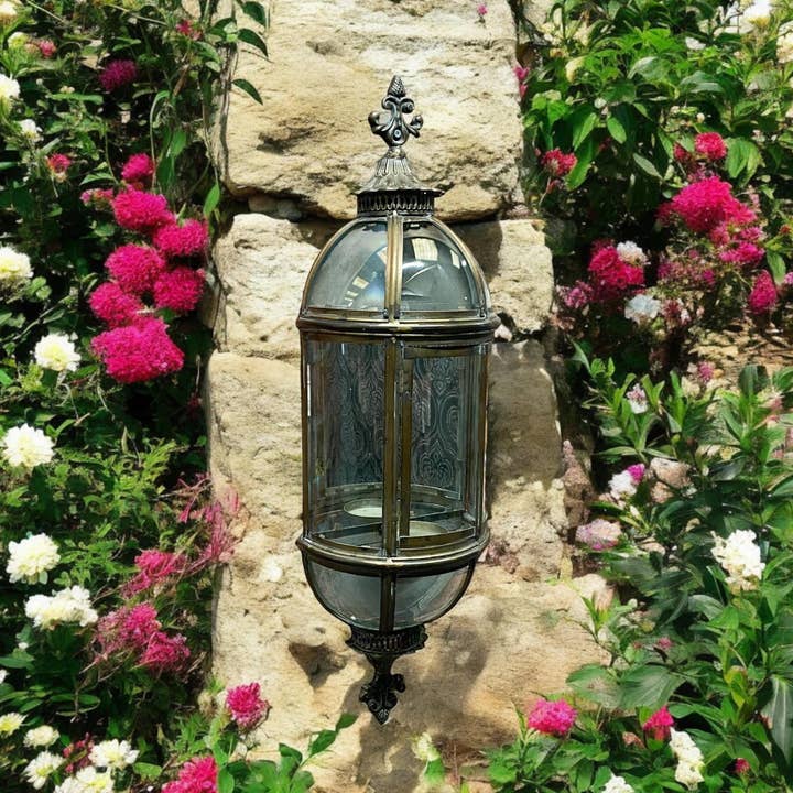 Minster Stylish Living Ltd – wholesale Outdoor/lawn light – 80Cm Metal Garden Wall Lantern0