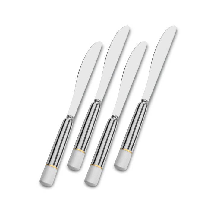 International Silver 18.0 French Café Set of 4 Spreaders for wholesale by Lifetime Brands Silverwarehouse
