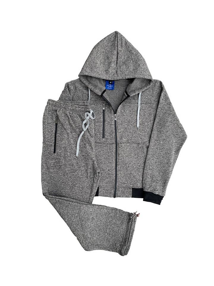 Royal Threads - Wholesale Tracksuit – Men′s - Men’s 2-Piece Sweatsuit Fleece Jogging Suit Warm Outfit4