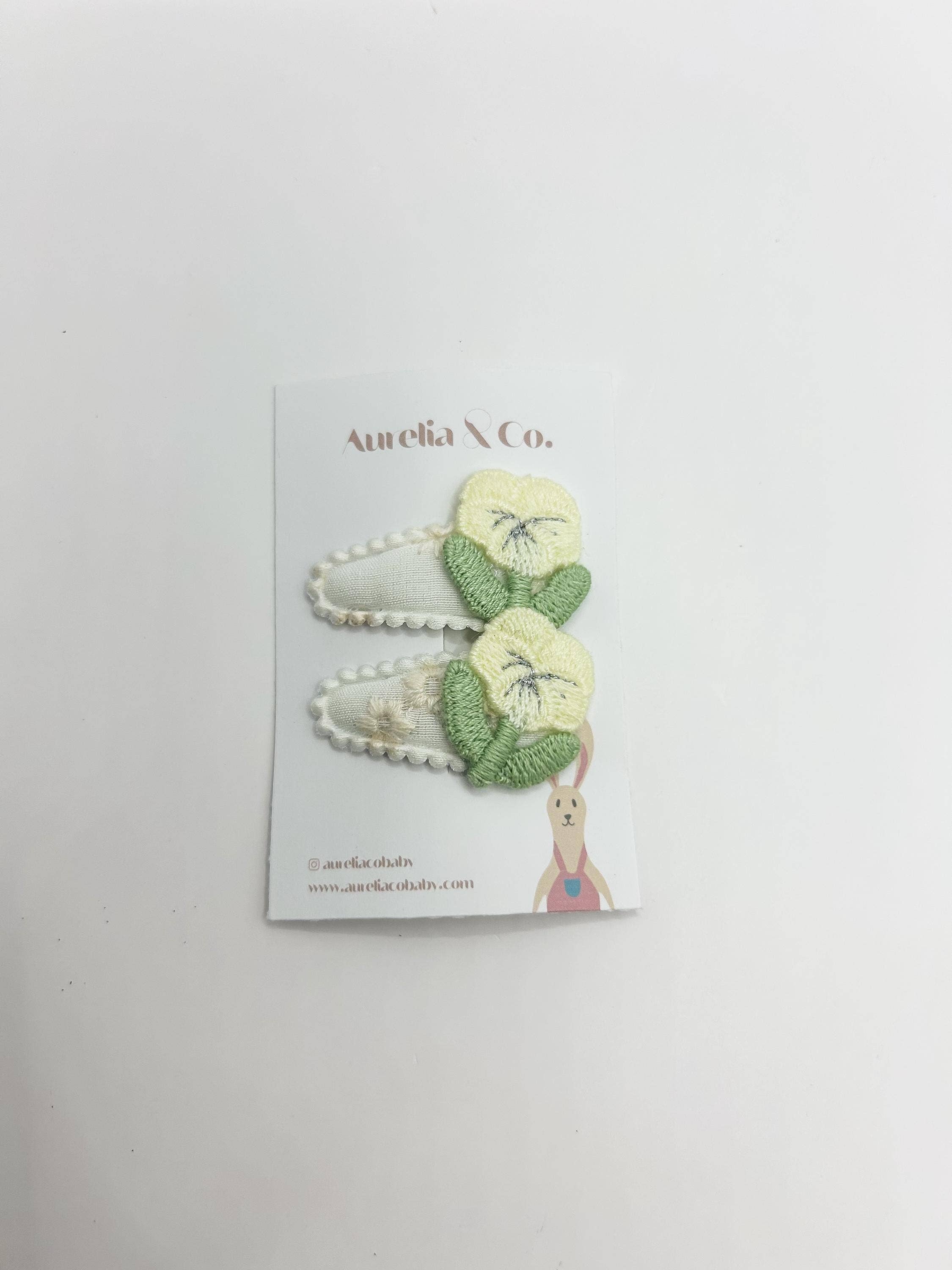 Aurelia & Co. Baby - Wholesale Hair Clip - Kids - Mini Flower Hair Clips and Barrettes for Babies1