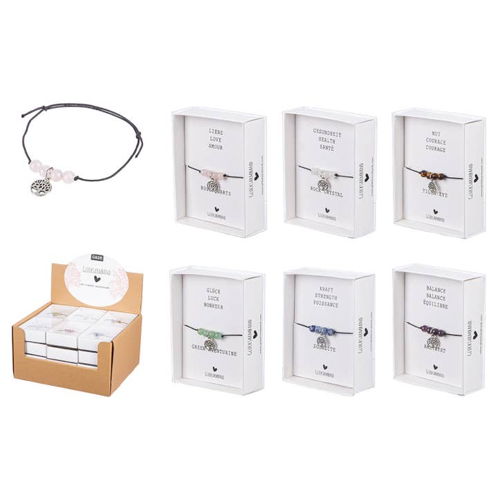 Armband Lebensbaum H.25 Cm - 8Fach Sortiert für den Großhandel von Gilde Handwerk Macrander GmbH & Co. KG