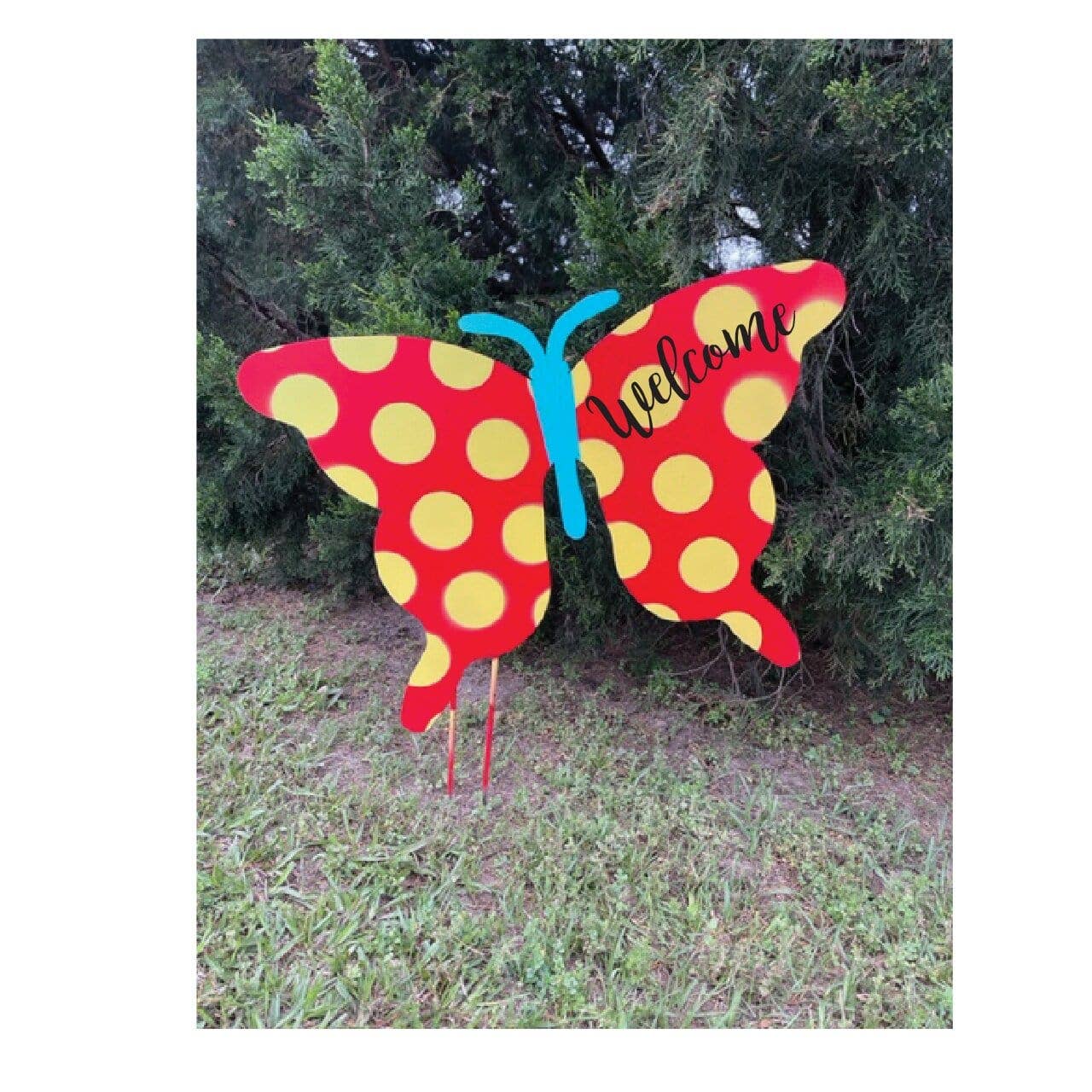 Steel Southern Designs - Wholesale Door Hanger - Outdoor Metal Art Butterfly11