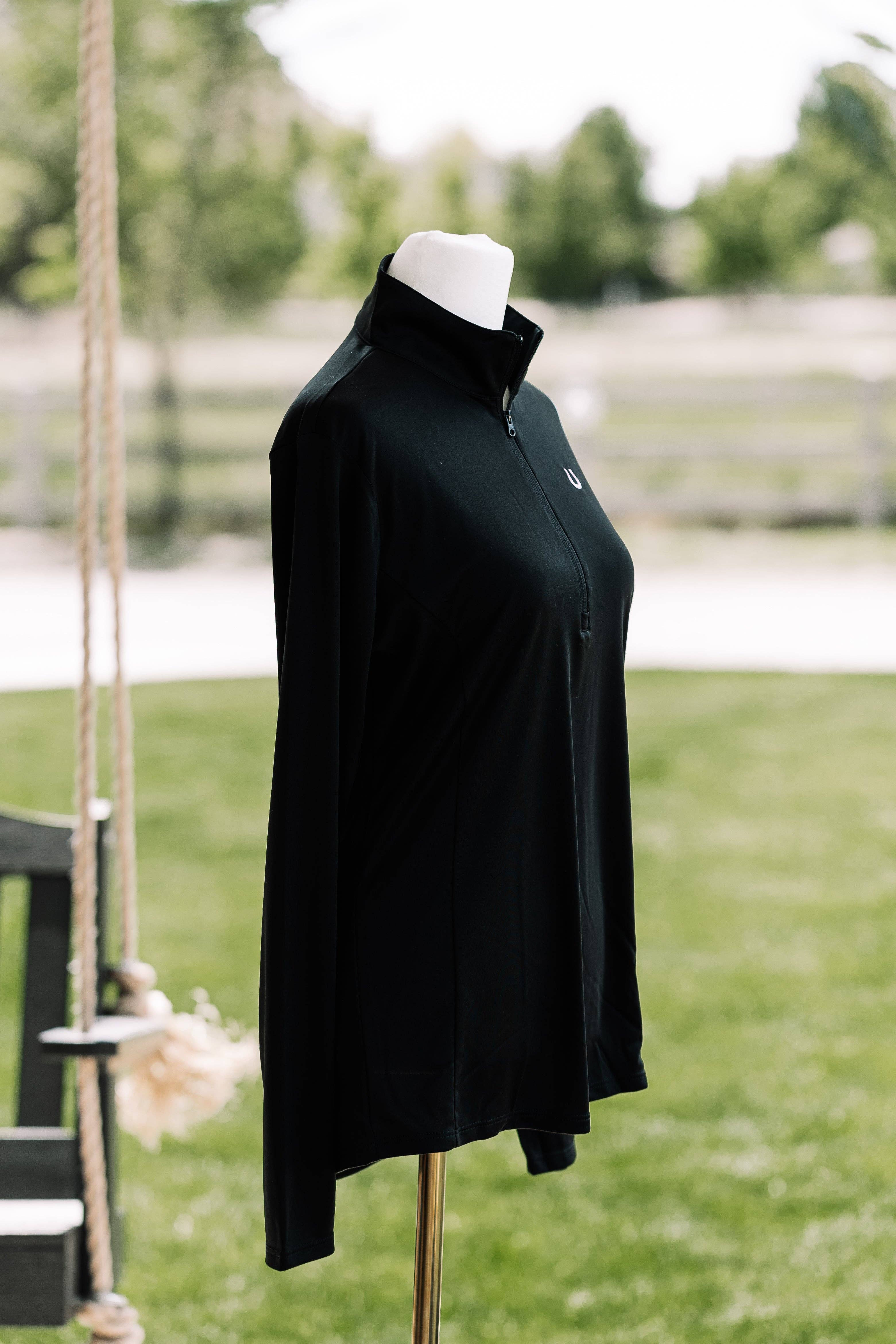 Bridle Up Hope Shop - Wholesale Athletic Top - Women's - Lucky Horseshoe Riding Shirt2