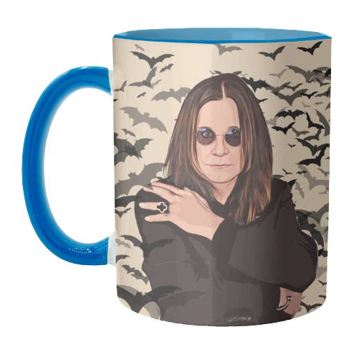 ART WOW – wholesale Coffee mug – Mugs 'Ozzy & Bats' by DOLLY WOLFE3