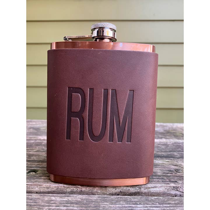 Leather Flask - Rum for wholesale by Jimmyrockit