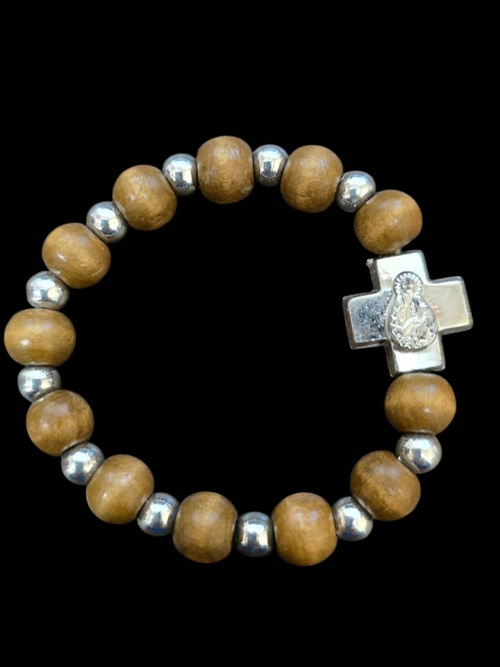 Bracelet Croix en Bois pour Enfant – Ajustable pour la vente par 2 Greeks Inc