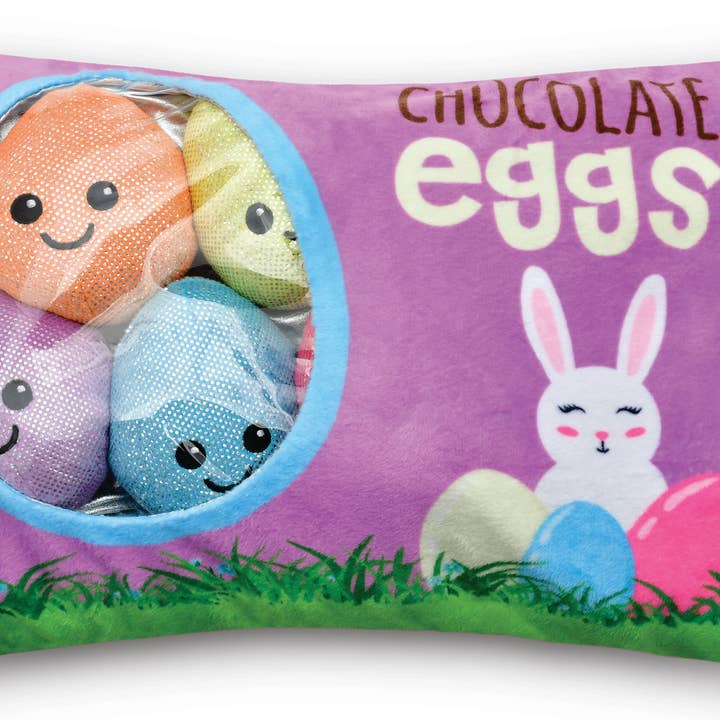 CHOCOLATE EASTER EGG BUDDIES EMBALAGEM DE PELÚCIA DE LÃ por atacado de Iscream