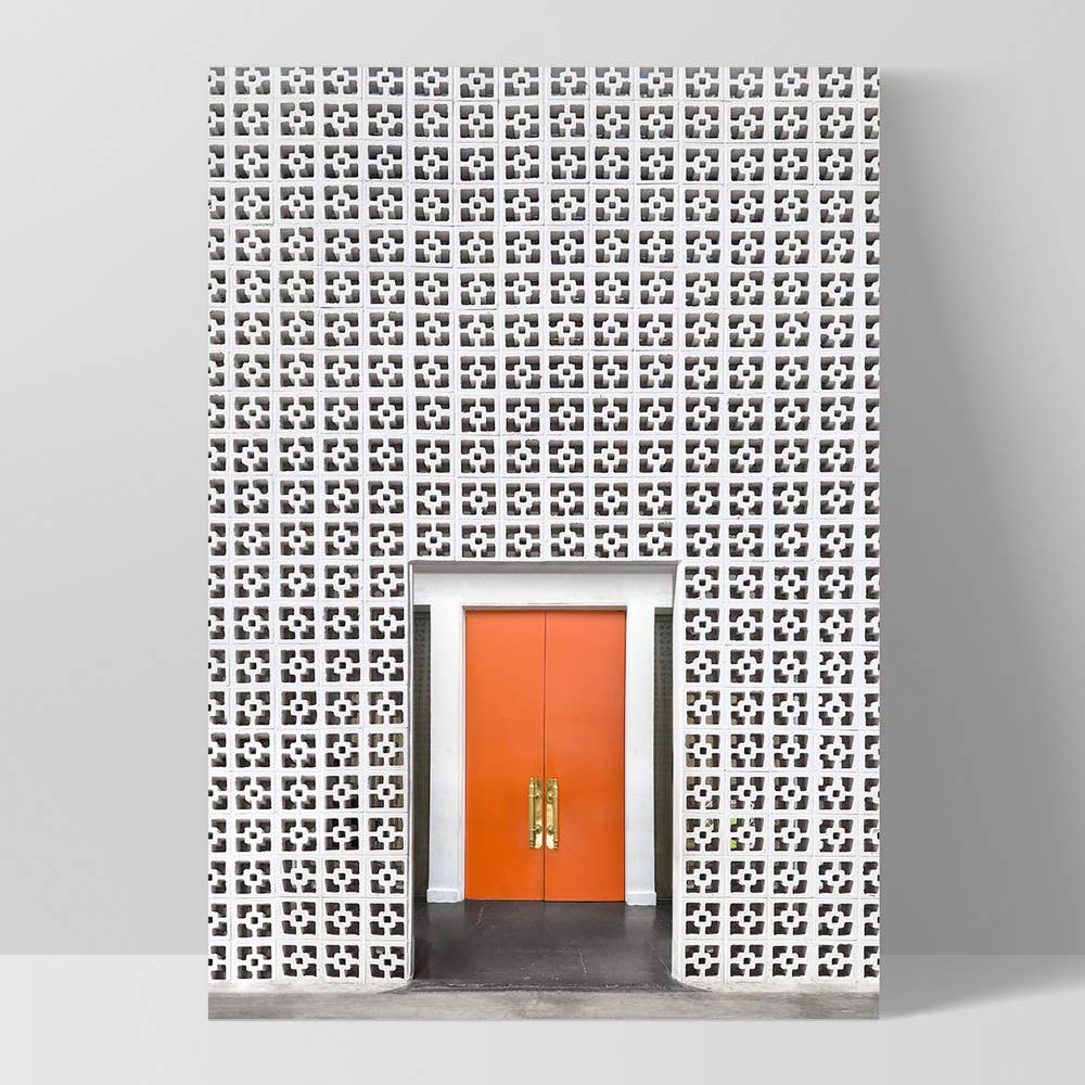 PRINT AND PROPER - Wholesale Art print - Palm Springs Parker Hotel Entrance Mid Century Poster0