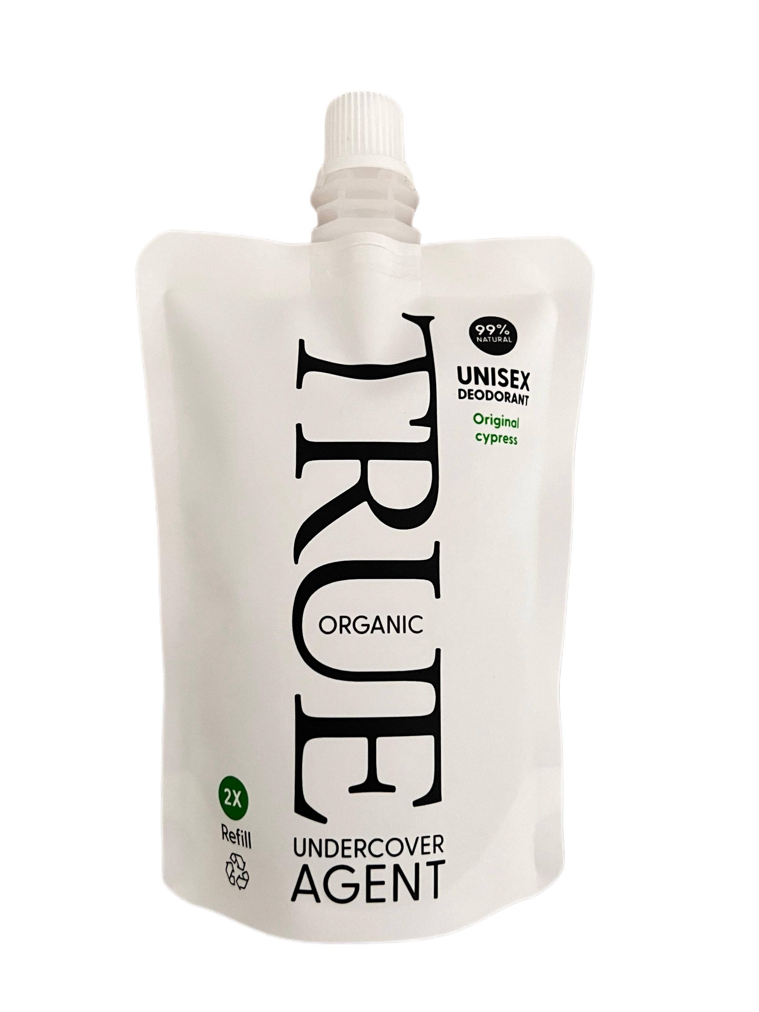 True organic of Sweden USA – wholesale Deodorant – Unisex – Undercover agent original scent refill pouch1