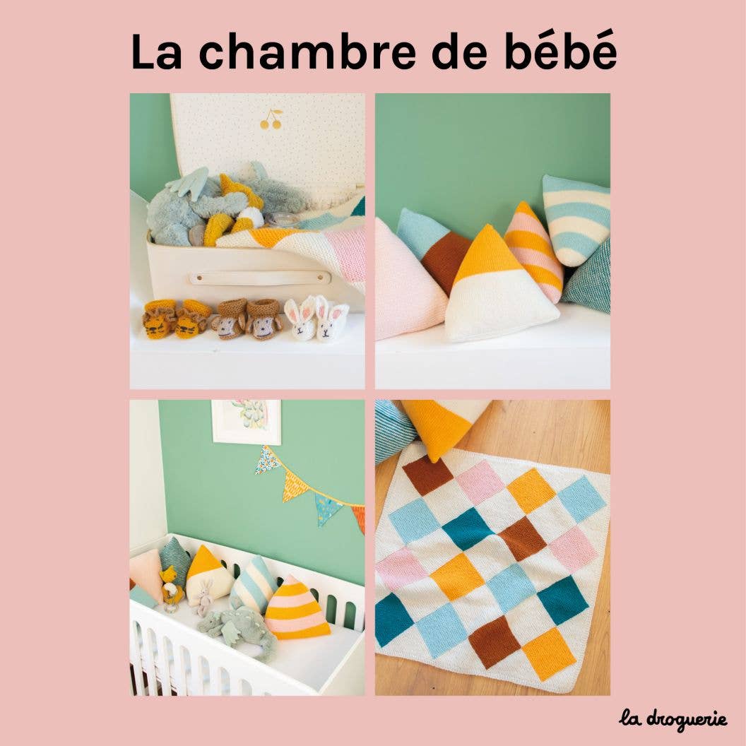 LA DROGUERIE – wholesale Bok - Vuxen – Gör-det-själv stickbok "Inomhusstickning"6