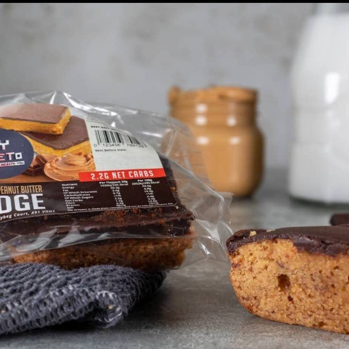 Chocolate Peanut Butter Fudge for wholesale by 6 PACK SNACKS