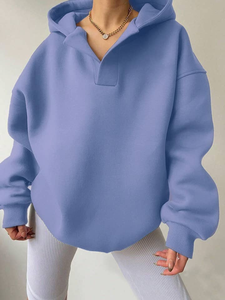 Rosa Clothing - Wholesale Sweatshirt - Women's - Women Oversized Hoodie Pullover Fall Winter Sweatshirt6