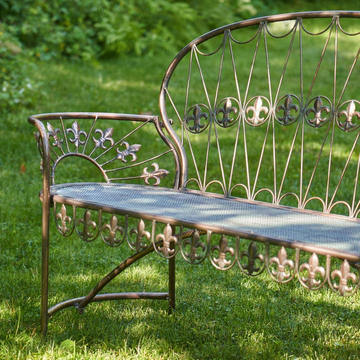 Zaer Ltd. International - Wholesale Bench - Garden Bench with Curved Back- 3 Color Options