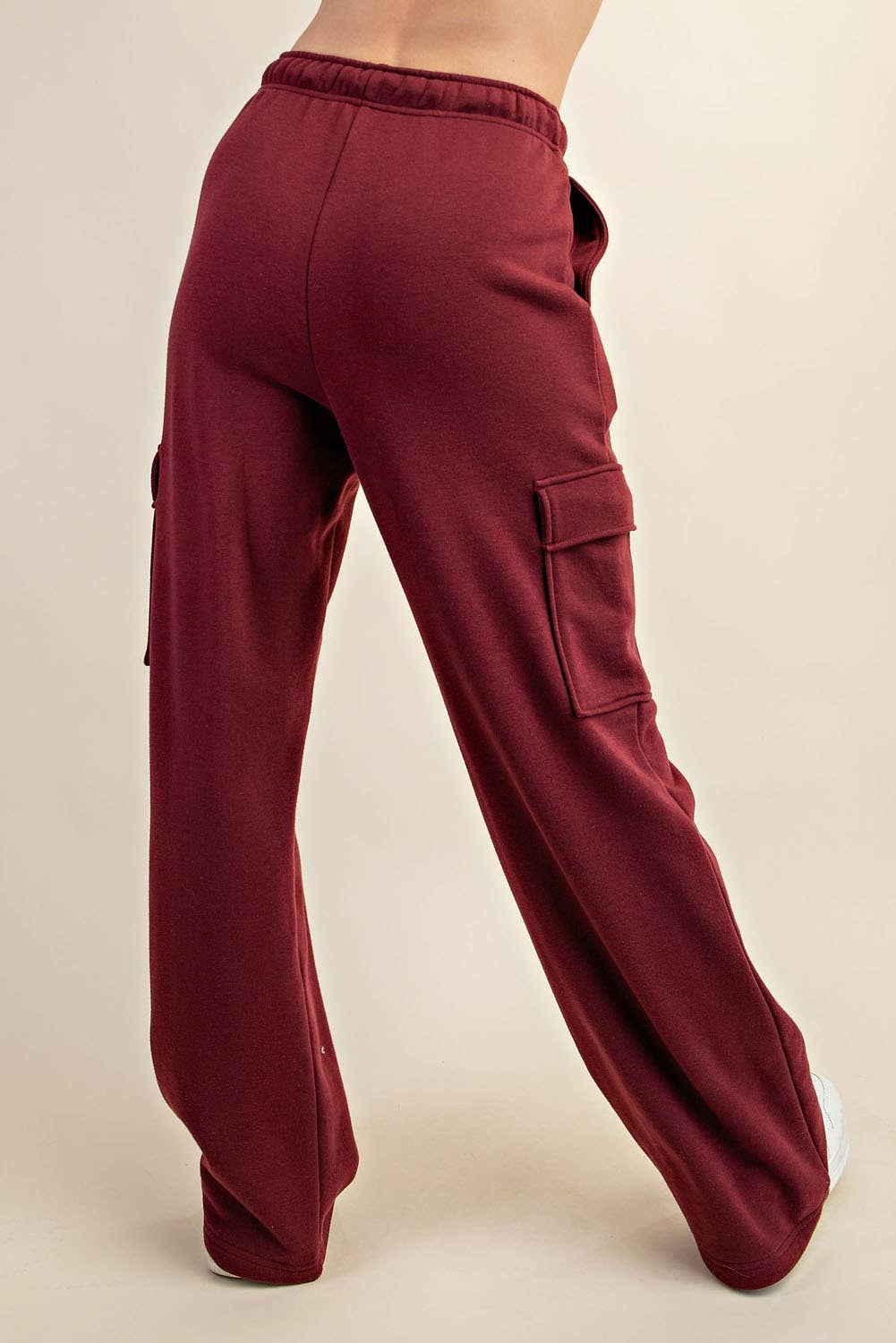 Rae Mode - Wholesale Pants - Women's - FRENCH TERRY STRAIGHT CARGO SWEATPANT42