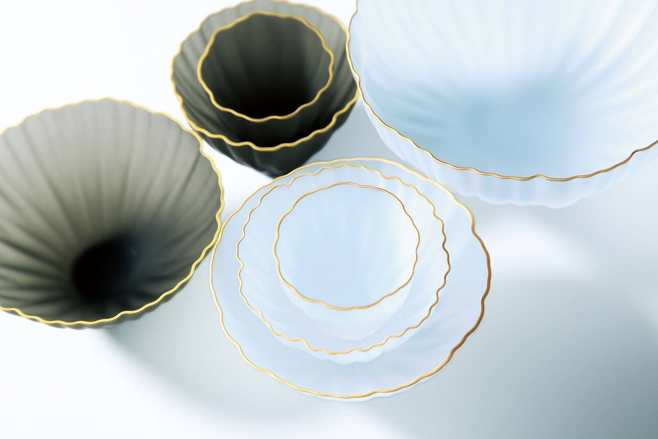 SGHR Sugahara - Vente Bol - Kikka - Bol en carbone/doré, 4,9 pouces1