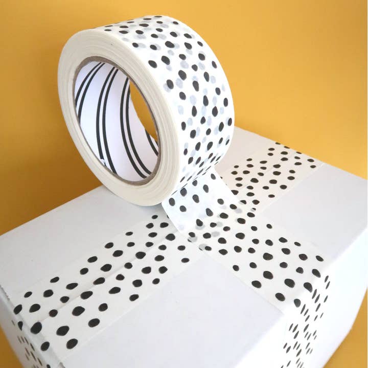 Cascayde - Wholesale Tape - Dalmatian Paper Tape 48mm - Eco Friendly Packaging Tape