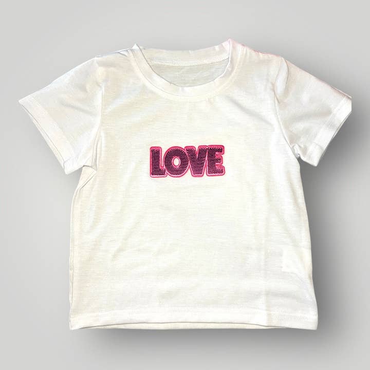 Toddler LOVE T-Shirt for wholesale by Parker and Kay Collective