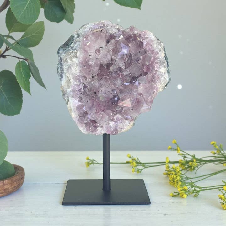 Amethyst on Stand for wholesale by Earths Elements Wholesale