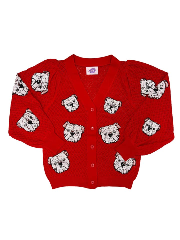 CARDIGAN PUFF PERFEITO - BULLDOGS por atacado de Sparkle City