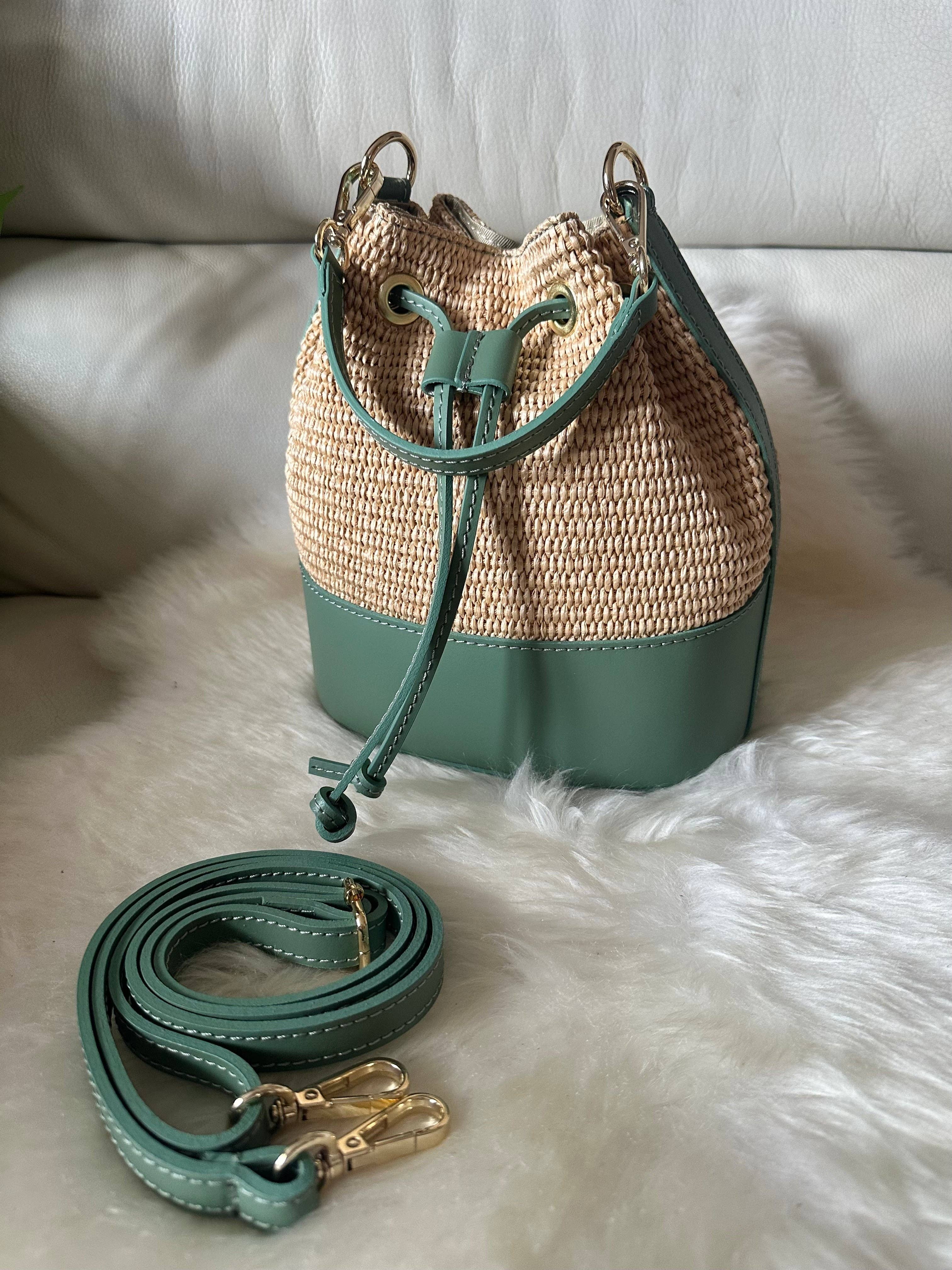 Zhade - Wholesale Beach Bag - MISS Bucket classic- raffia10