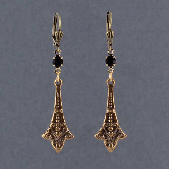 Sadie Green's Jewelry - Wholesale Dangle Earrings - Art Nouveau Earring 632-STM1
