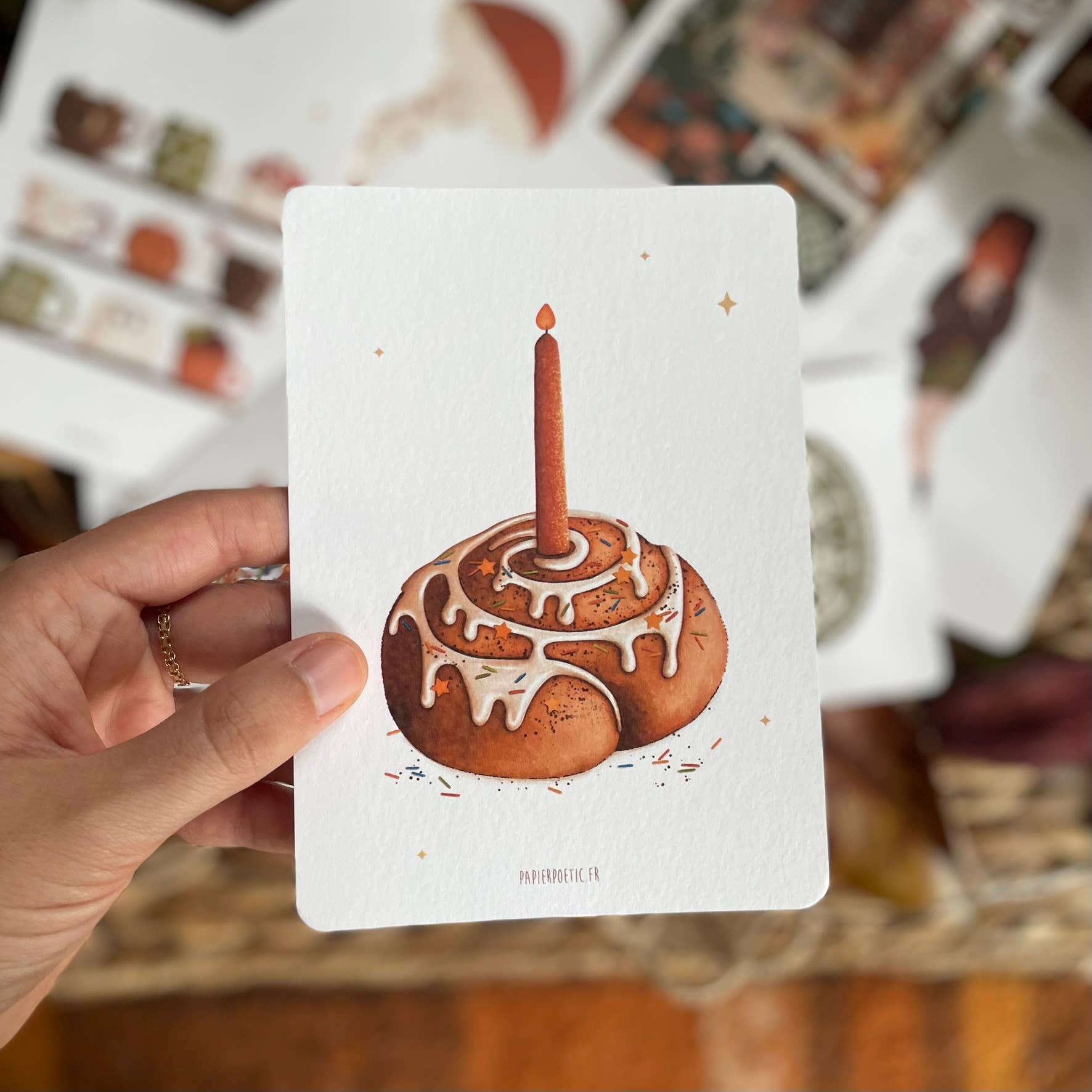 Papier Poetic - Wholesale Birthday Card - Postcard / Card "Cinnamon rolls birthday"2