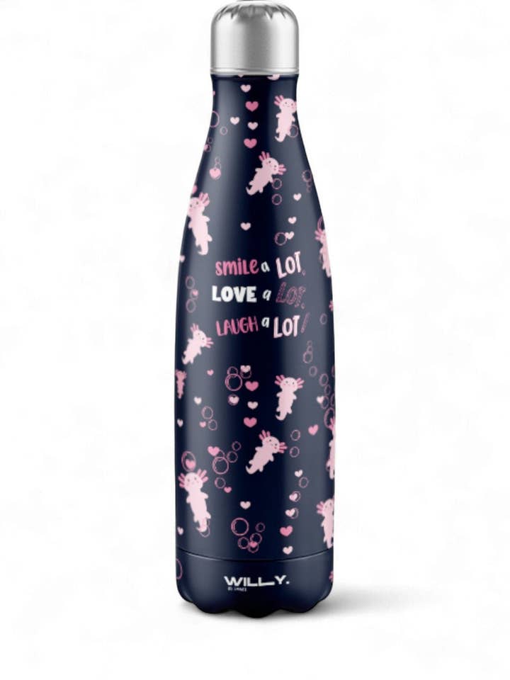 GOURDE EN ACIER AXLOTL 500ML pour la vente par Willy be Smart