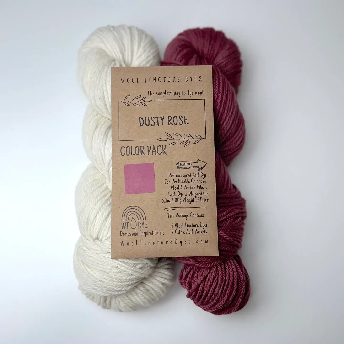 Wool Tincture Dyes - Wholesale Knitting/Crochet Supplies - Color Pack - Tea Bag Dye System20