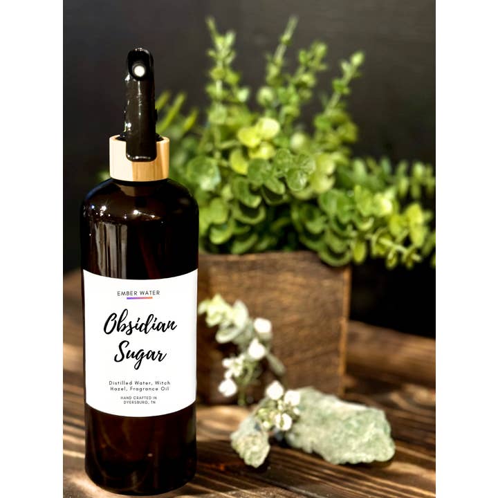 Obsidian Sugar Room + Linen Spray for wholesale by Ember Water