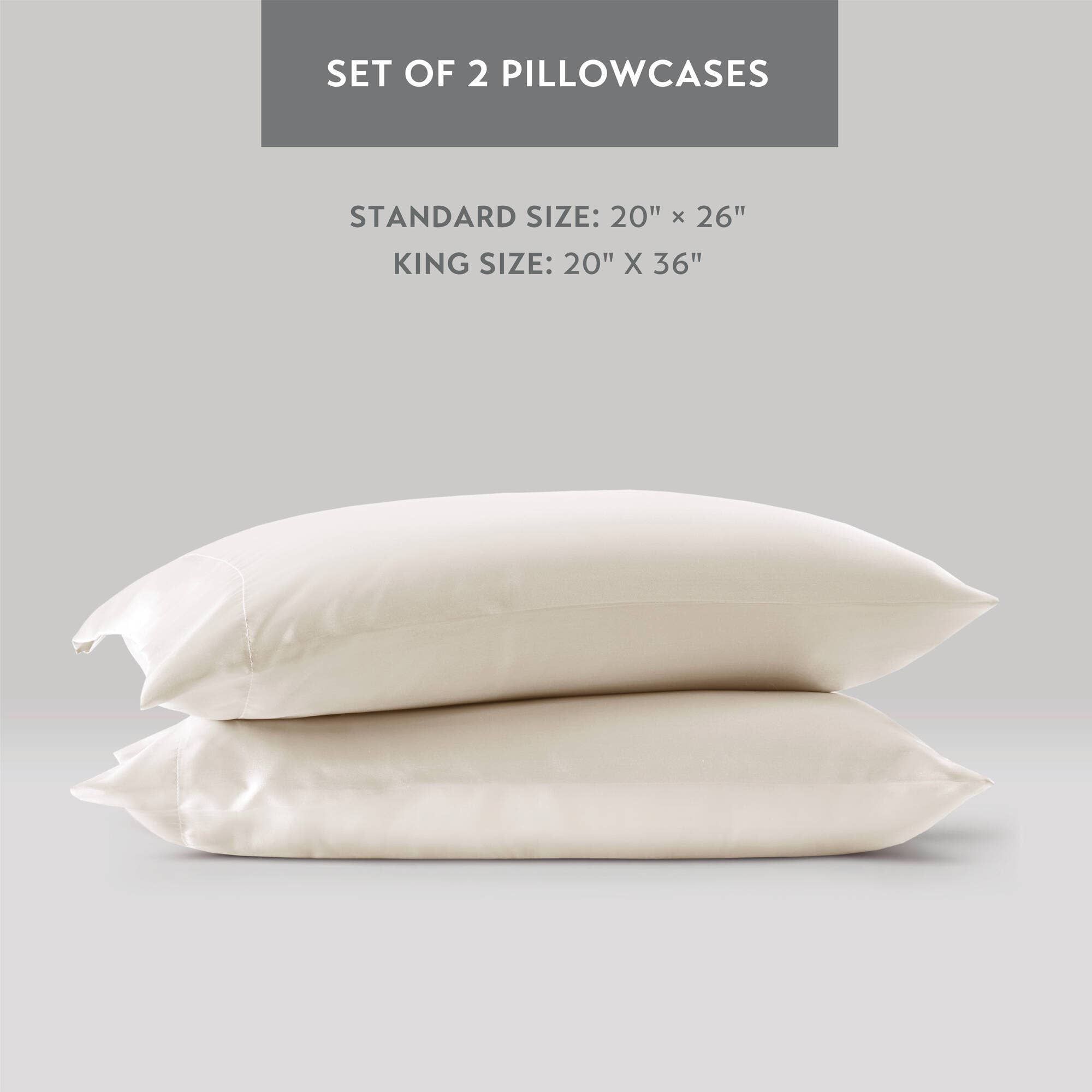 Olliix - Wholesale Sheet Set - Luxury Satin 6-Piece Sheet Set, Ivory18