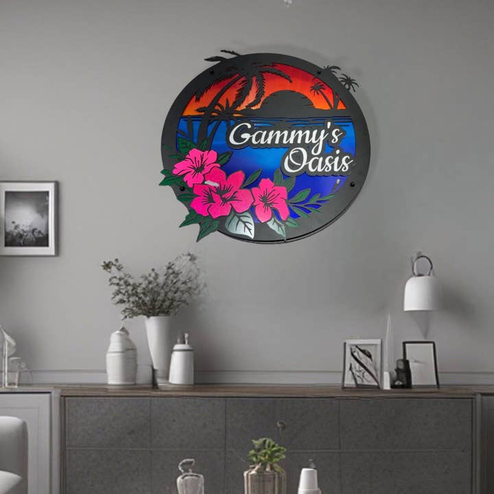 Sunset Oasis for wholesale by Premier Metal Art