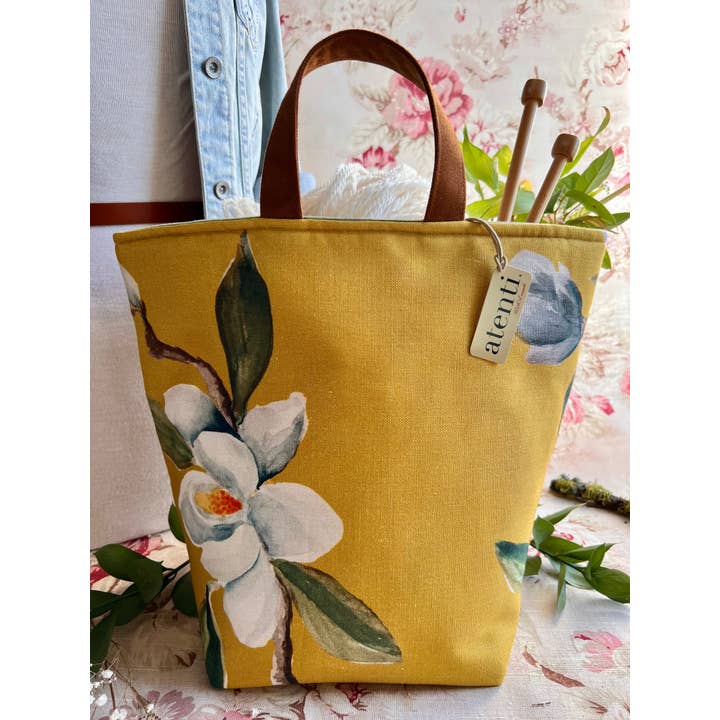 Atenti - Vendita all'ingrosso Attrezzi per lavoro a maglia/uncinetto - Borsa portaoggetti per lavori a maglia e uncinetto: Magnolia Hope Basket