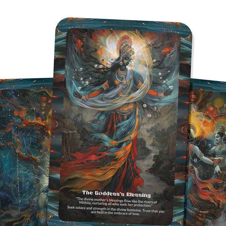 Ibiza Tarot USA - Wholesale Tarot Cards - Oracle of Mithila Kingdom Divine Feminine Wisdom Deck2