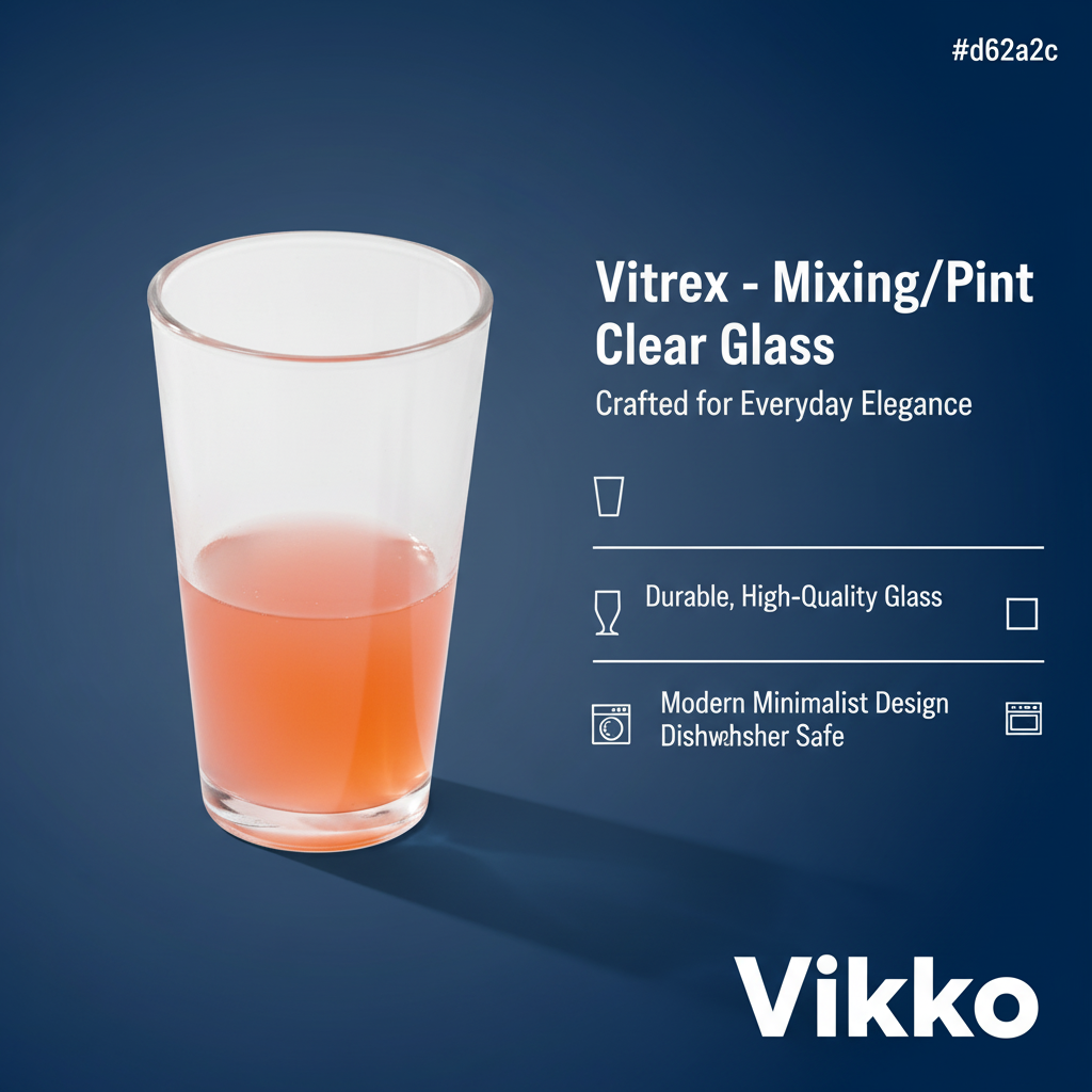 Kadra Kitchenware - Wholesale Cocktail/Liquor Glass - Vitrex - Mixing/Pint Clear Glass, 16 oz3