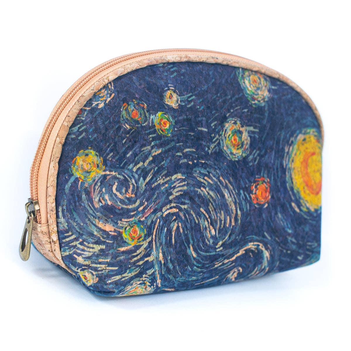 Meninas Bonitas Cork - Wholesale Makeup/Cosmetic Bag - Luxury Women's 3-Piece Cork Cosmetic Bag Set BAG-22678