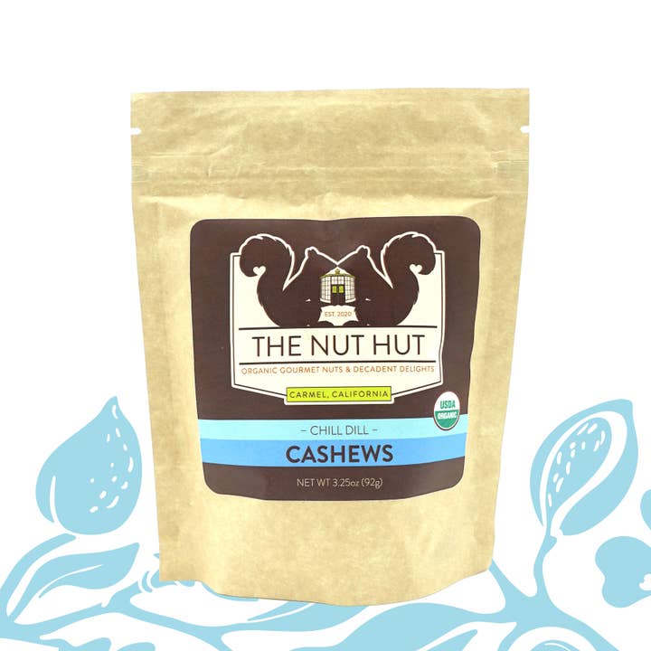 Noix de cajou biologiques à l'aneth pour la vente par The Nut Hut