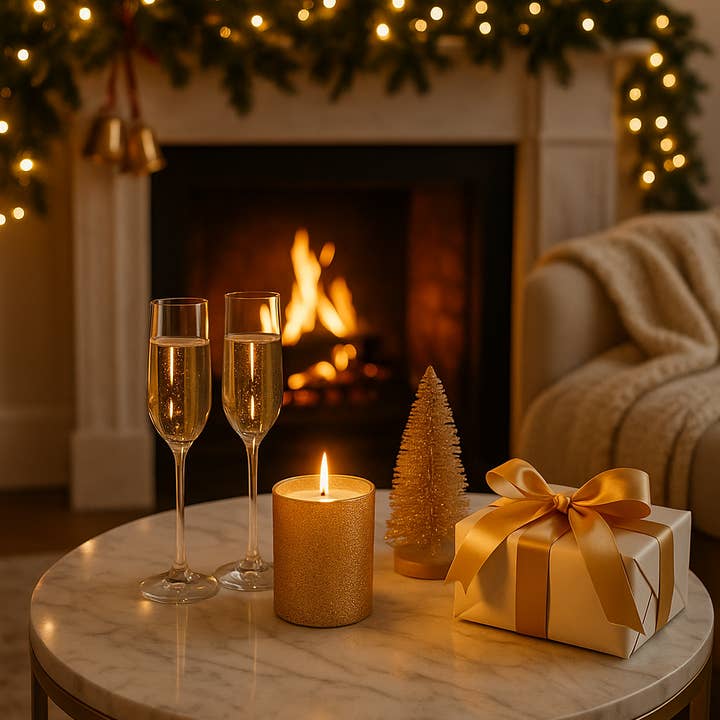 Golden Hearth Candle for wholesale by The Willow Tree Co