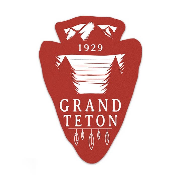 Grand Teton National Park Sticker for wholesale by Albion Mercantile Co.