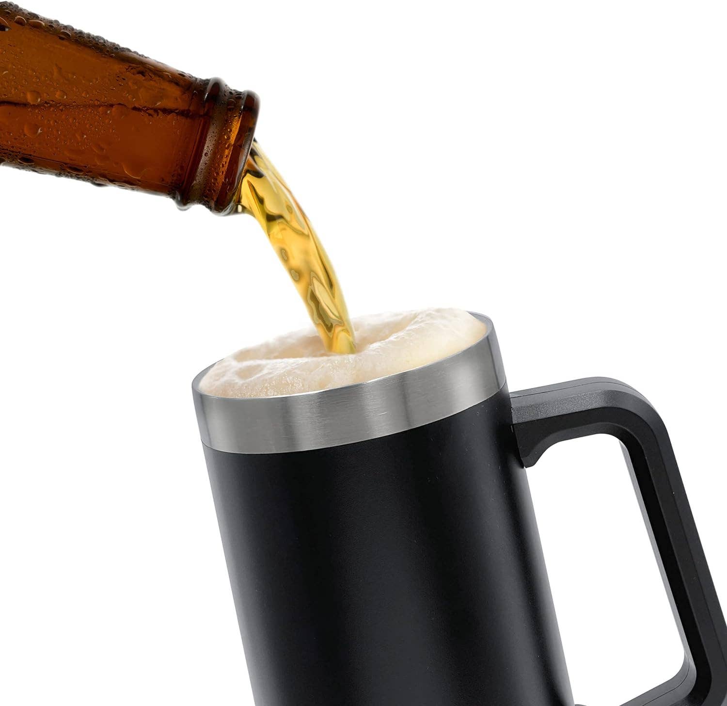 Infinite Basics - Wholesale Coffee Mug - SoHo Funny Beer Mug Gifts for Dad - Stainless Steel Insulated XL 24oz Tumbler Cup with Handle “Dad, Man, Myth, Bad Influence” (Fathers Day/Birthday/Christmas) Gift Boxed7